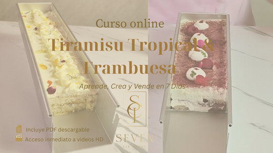 Curso Online – Tiramisú Tropical & Frambuesa | Aprende, Crea y Vende en 7 Días